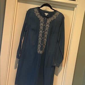 J Jill Denim Dress, medium